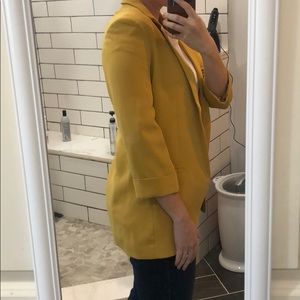 Yellow express blazer